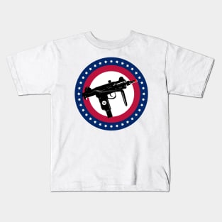 Irreverent Collection: Toy Gun - American Flag Kids T-Shirt